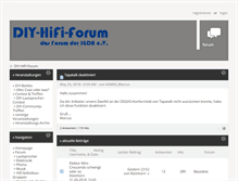 Tablet Screenshot of diy-hifi-forum.eu